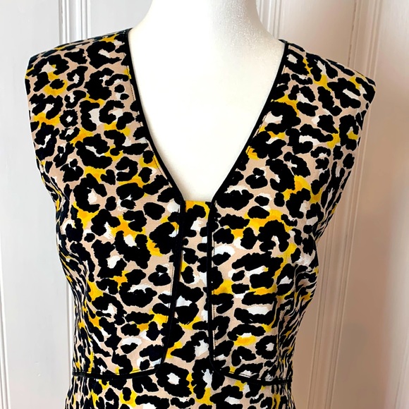Sexy ANNE KLEIN leopard mini dress - Picture 4 of 8